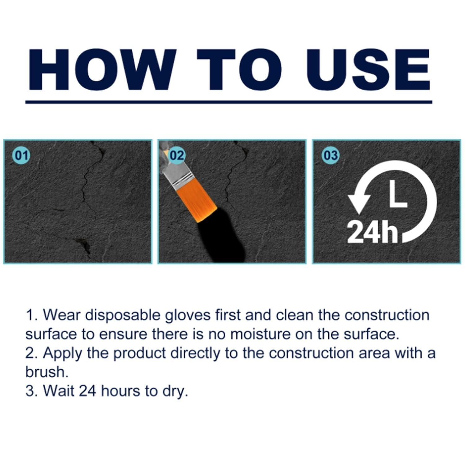 Waterproof Coating Exterior Wall Roof Leak Repair